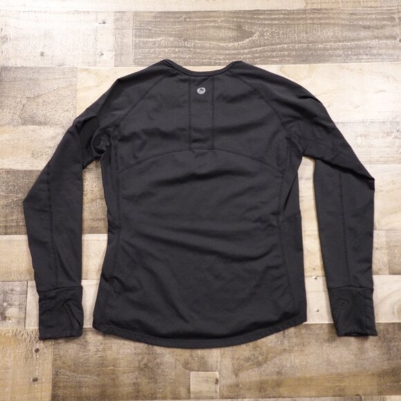 Marmot Black Long Sleeve Performance Top Women’s Medium - Picture 9 of 11